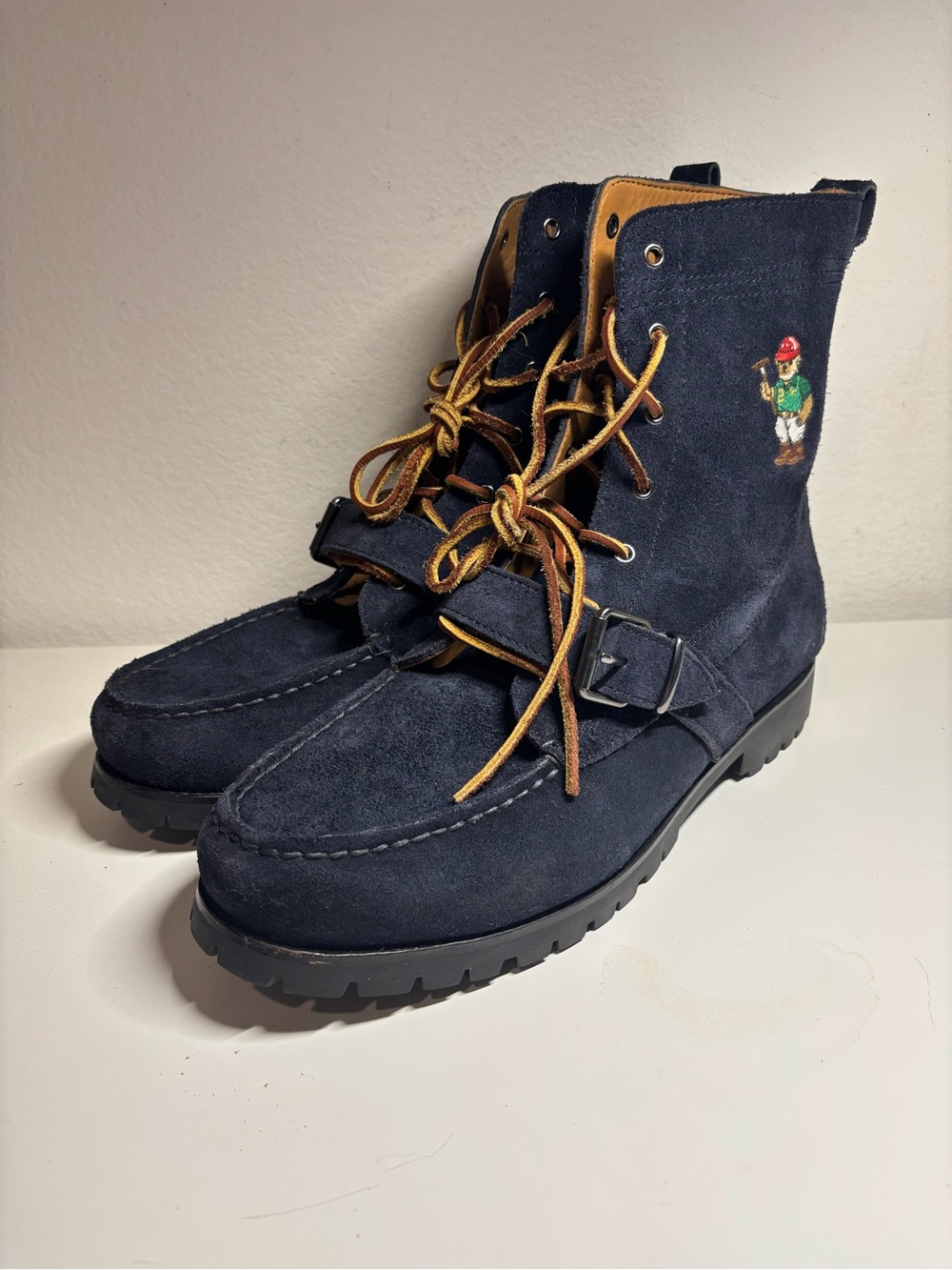 NEW RALPH LAUREN Polo Bear Ranger Suede Boot Mens Size 12